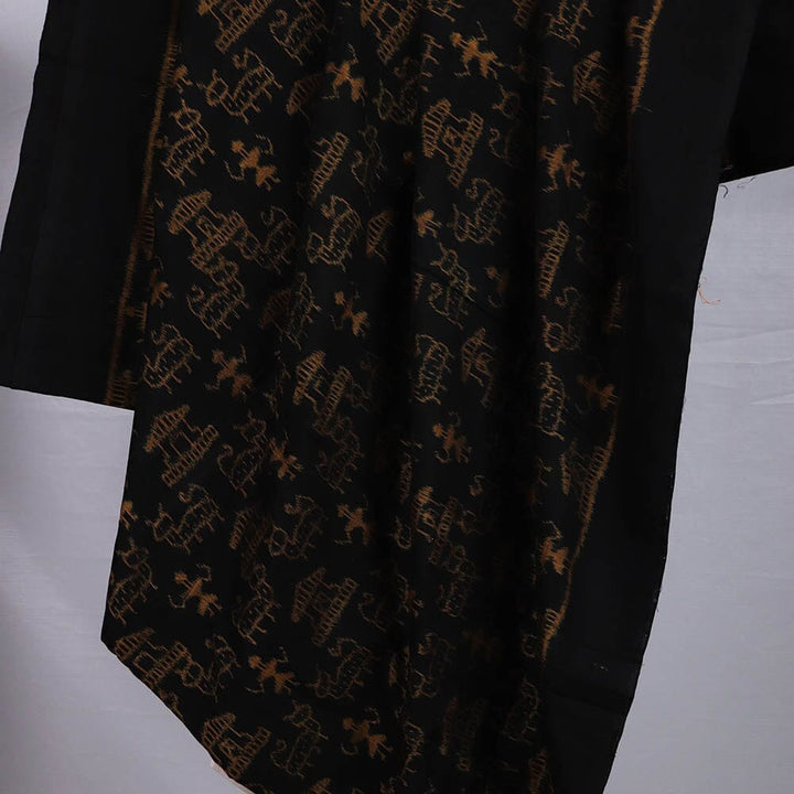 Unstitched Sambalpuri Cotton Handloom Fabric Handwoven Fabric_Cotton Priyadarshini Handloom