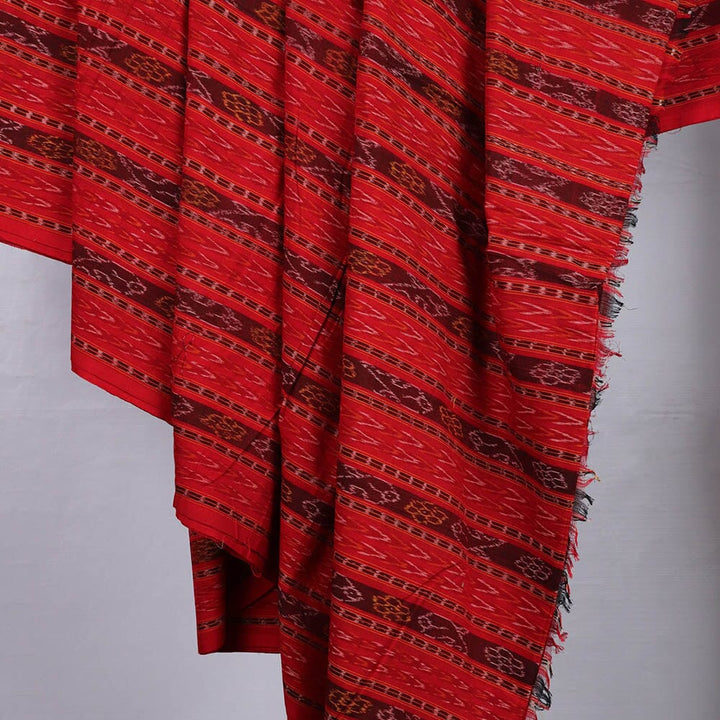 Unstitched Sambalpuri Cotton Handloom Fabric Handwoven Fabric_Cotton Priyadarshini Handloom