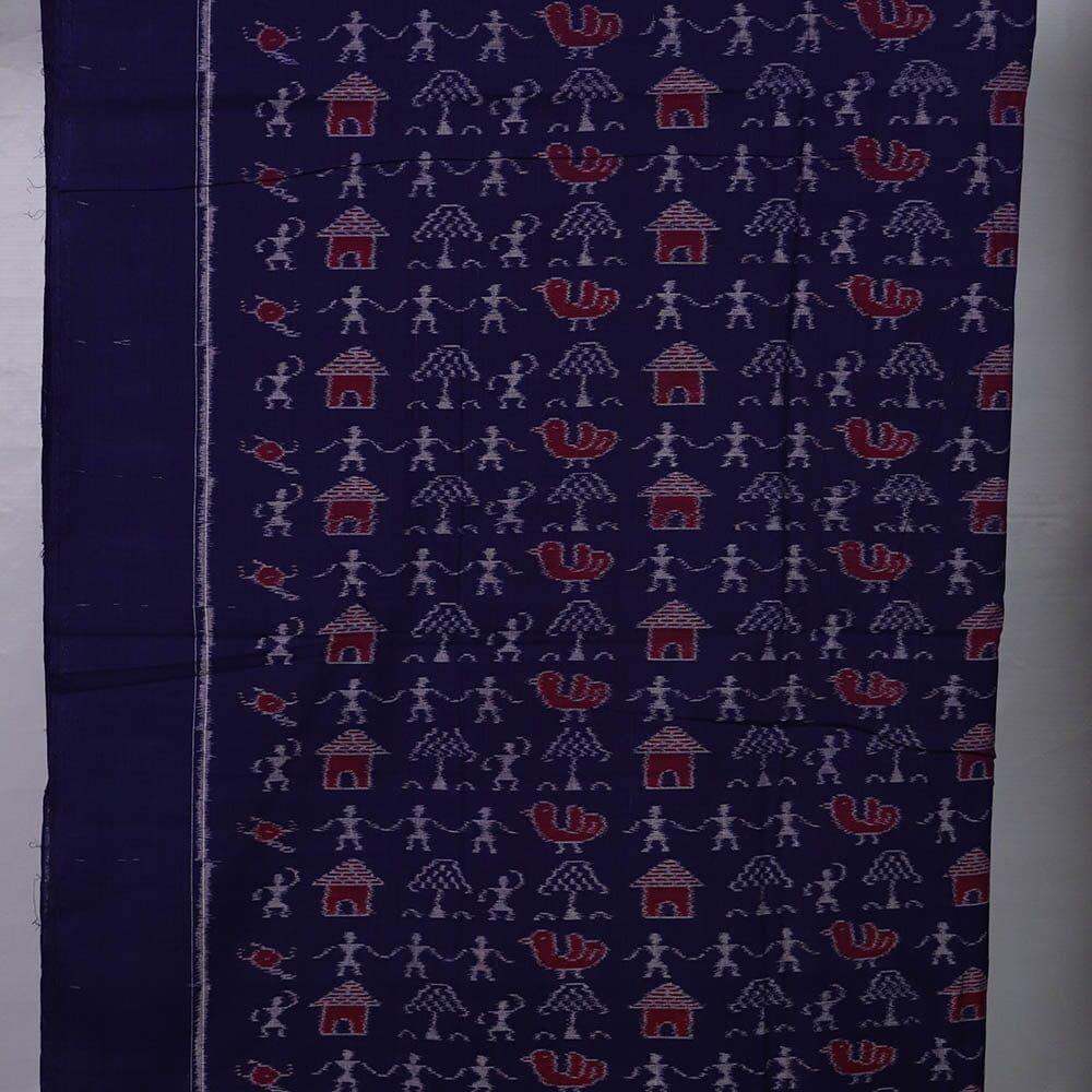 Unstitched Sambalpuri Cotton Handloom Fabric Handwoven Fabric_Cotton Priyadarshini Handloom