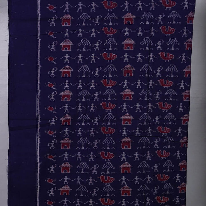 Unstitched Sambalpuri Cotton Handloom Fabric Handwoven Fabric_Cotton Priyadarshini Handloom