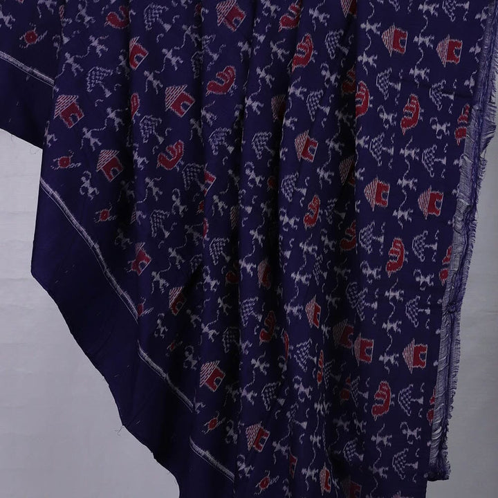 Unstitched Sambalpuri Cotton Handloom Fabric Handwoven Fabric_Cotton Priyadarshini Handloom