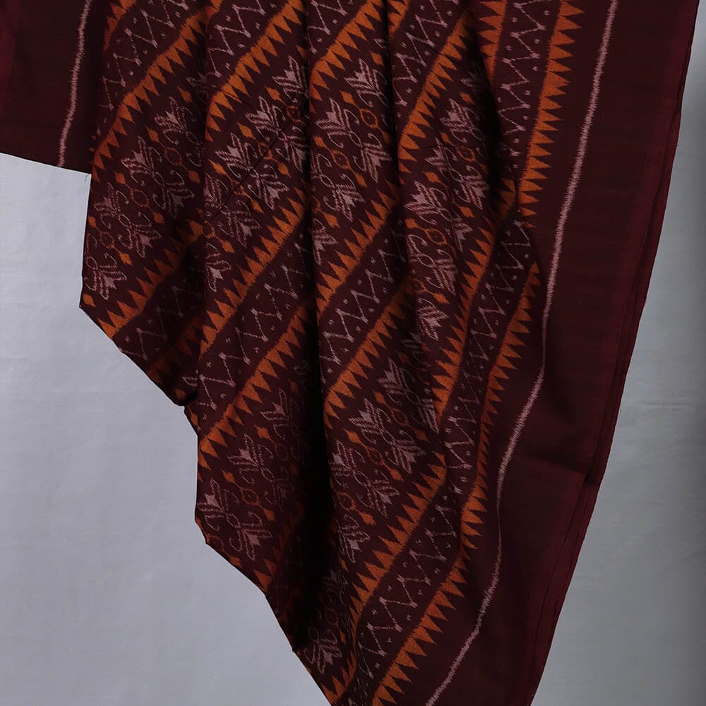 Unstitched Sambalpuri Cotton Handloom Fabric Handwoven Fabric_Cotton Priyadarshini Handloom