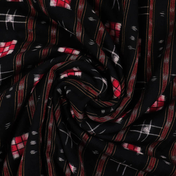 Unstitched Sambalpuri Cotton Handloom Fabric Handwoven Fabric_Cotton Priyadarshini Handloom