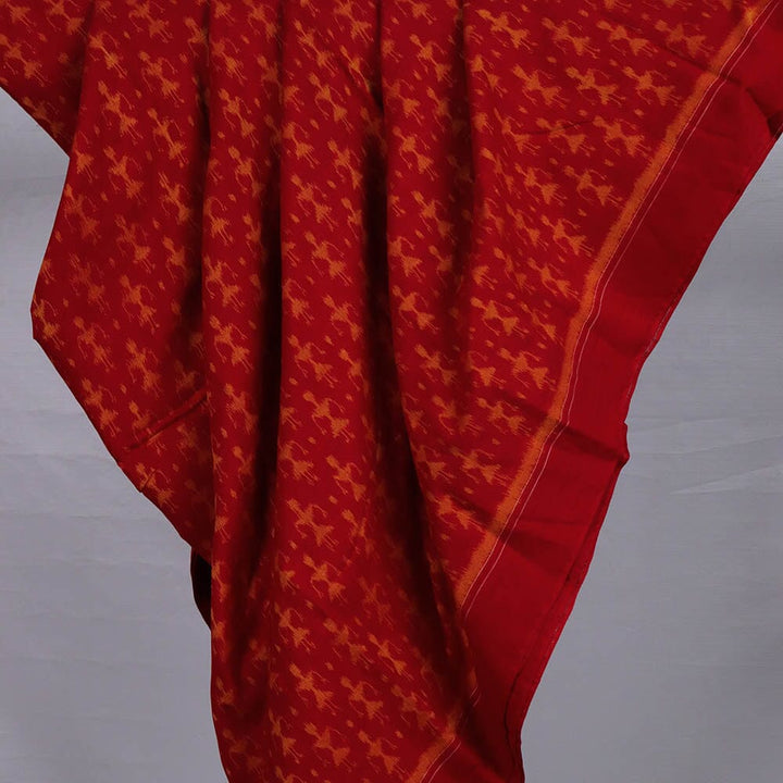 Unstitched Sambalpuri Cotton Handloom Fabric Handwoven Fabric_Cotton Priyadarshini Handloom