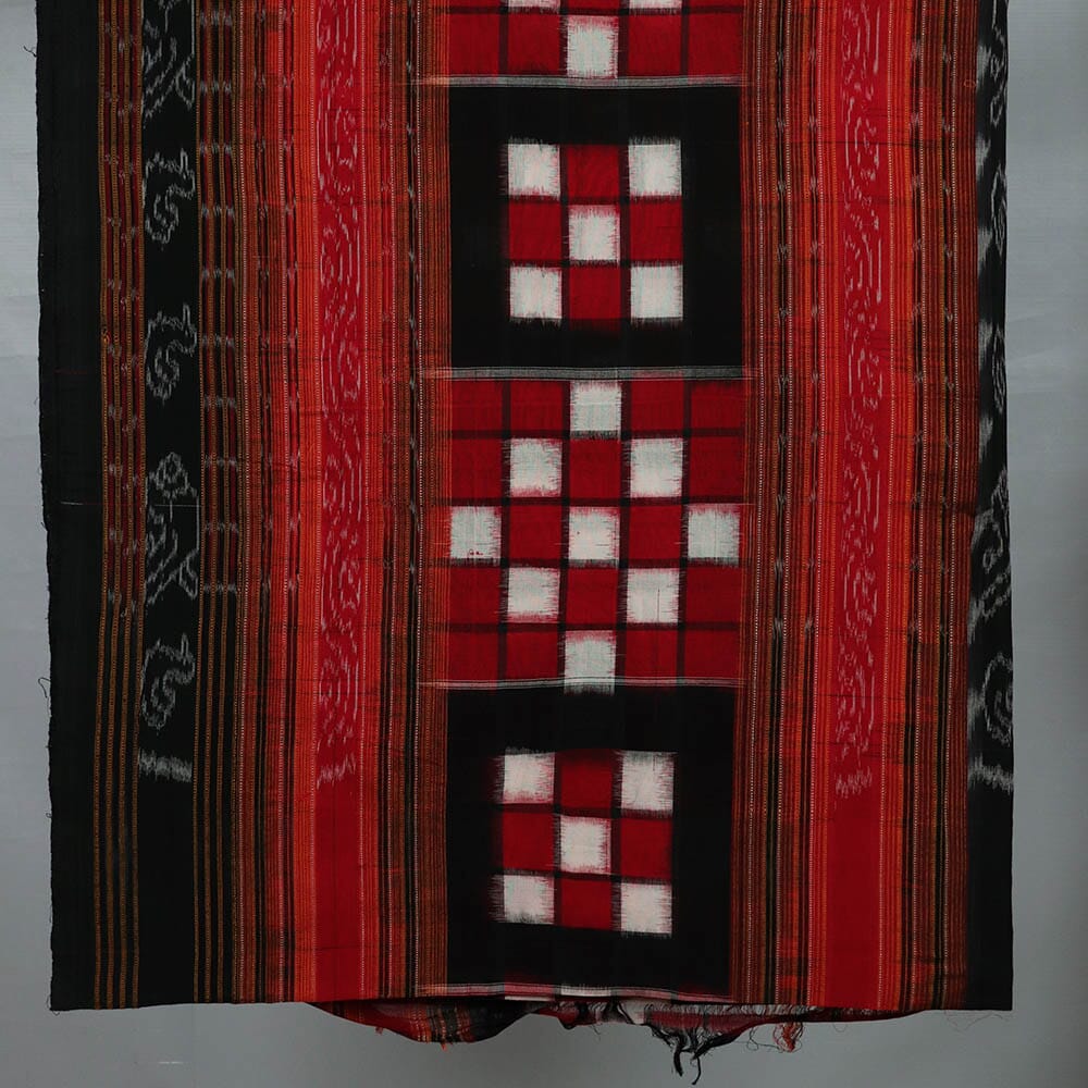 Unstitched Sambalpuri Cotton Handloom Fabric Handwoven Fabric_Cotton Priyadarshini Handloom