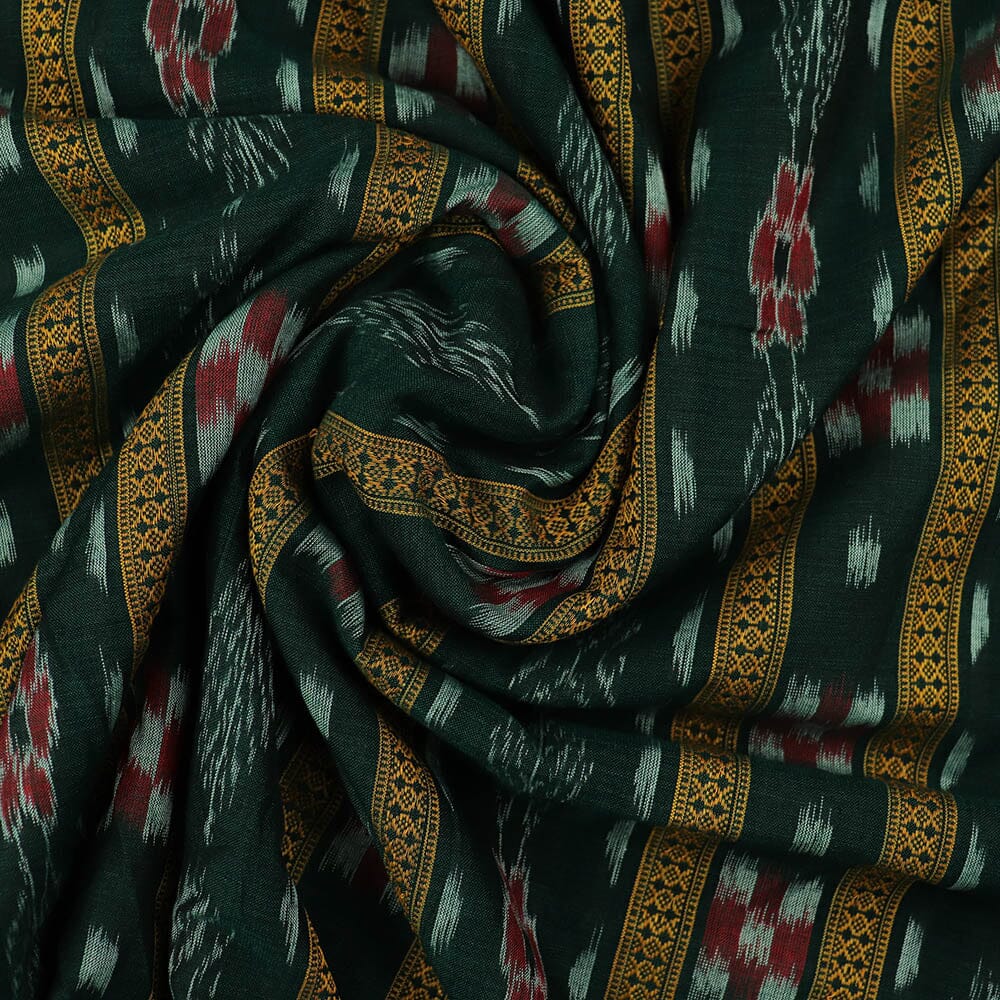 Unstitched Sambalpuri Cotton Handloom Fabric Handwoven Fabric_Cotton Priyadarshini Handloom