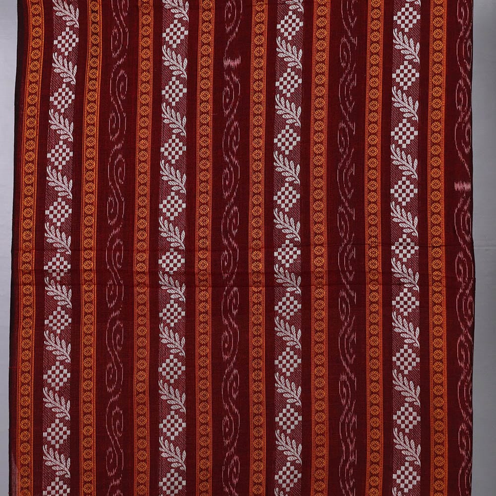Unstitched Sambalpuri Cotton Handloom Fabric Handwoven Fabric_Cotton Priyadarshini Handloom