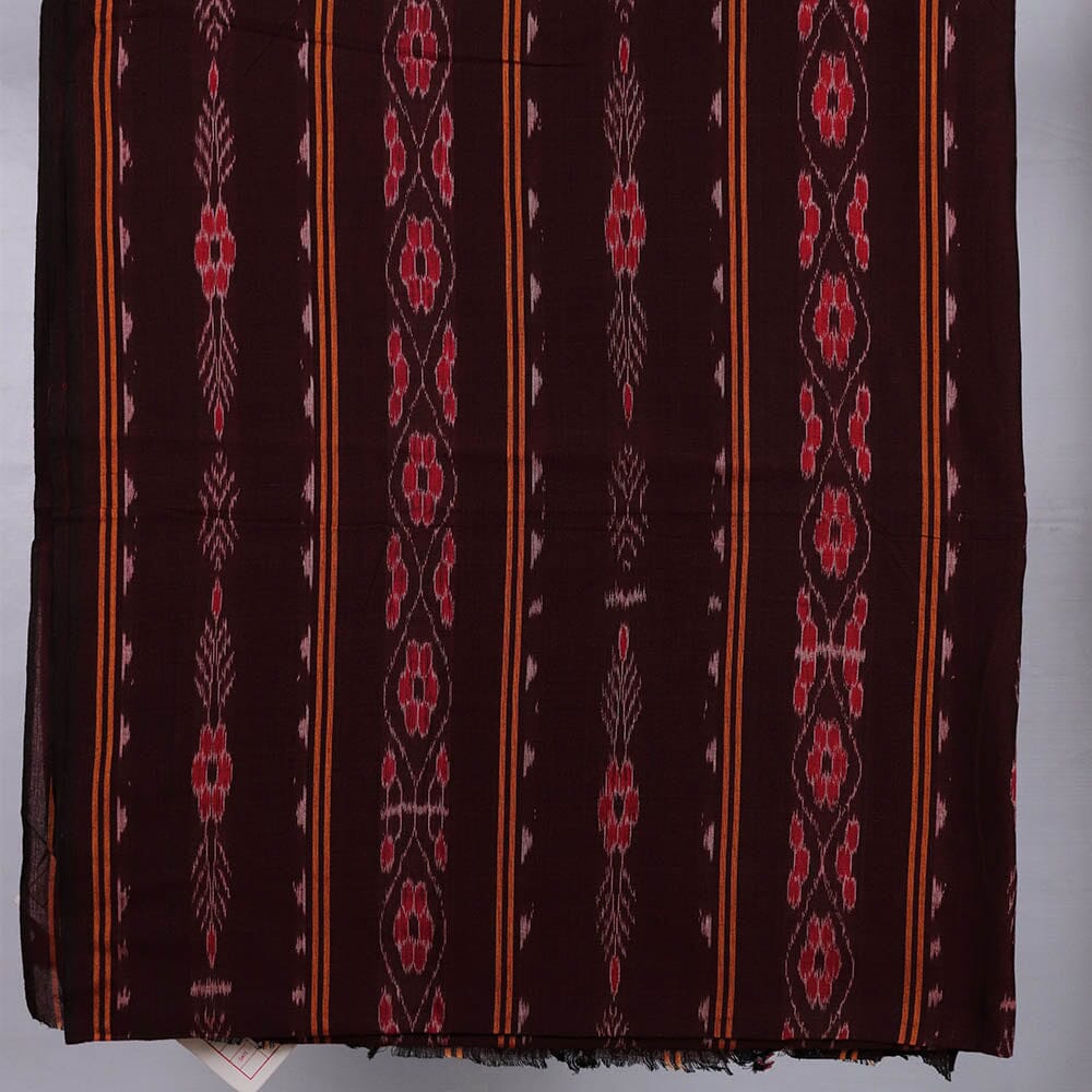 Unstitched Sambalpuri Cotton Handloom Fabric Handwoven Fabric_Cotton Priyadarshini Handloom 