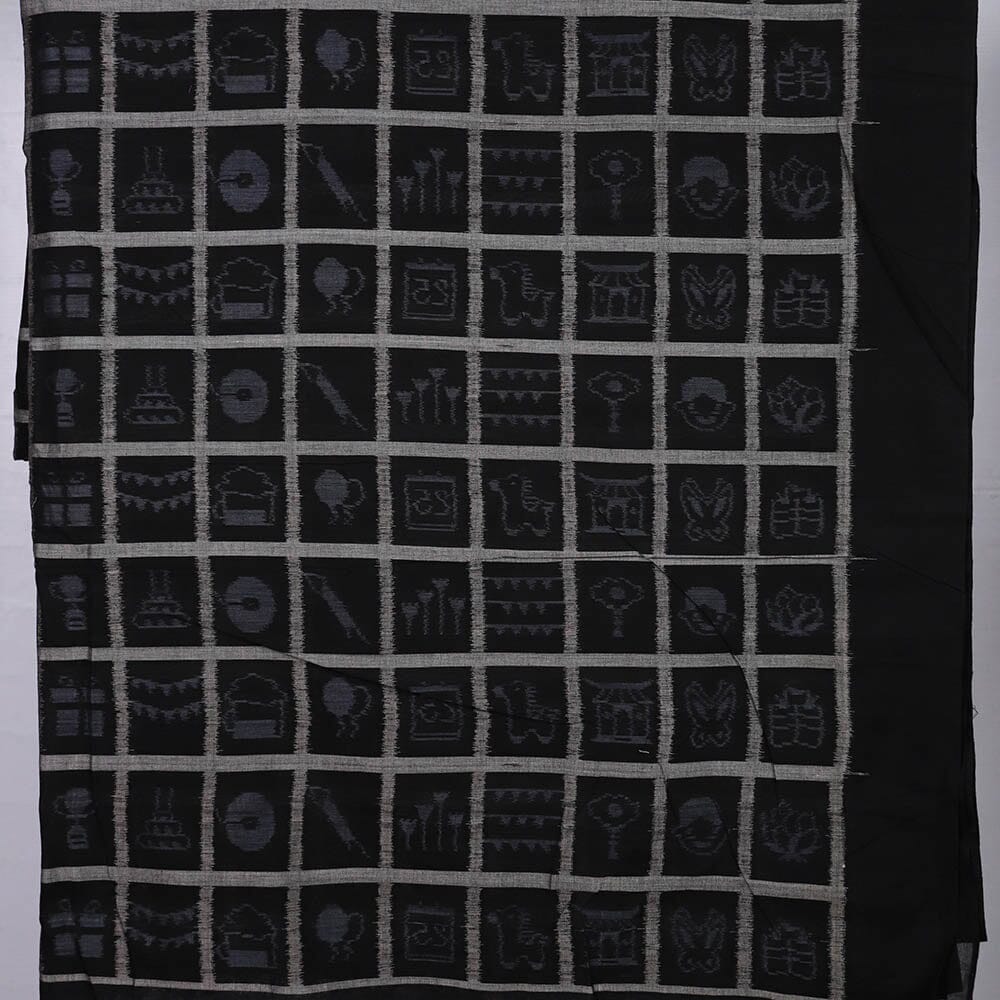 Unstitched Sambalpuri Cotton Handloom Fabric Handwoven Fabric_Cotton Priyadarshini Handloom