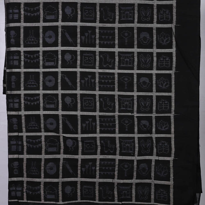 Unstitched Sambalpuri Cotton Handloom Fabric Handwoven Fabric_Cotton Priyadarshini Handloom