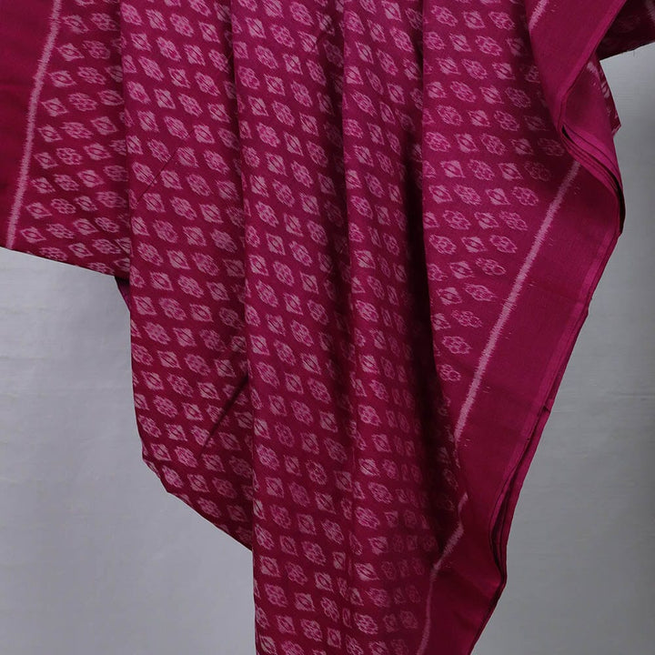 Unstitched Sambalpuri Cotton Handloom Fabric Handwoven Fabric_Cotton Priyadarshini Handloom