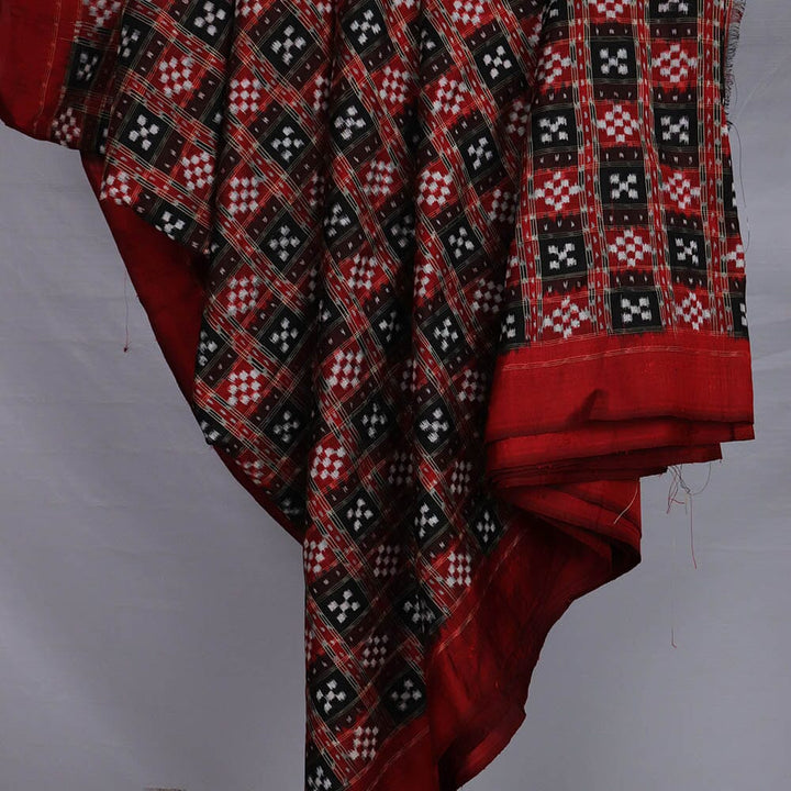 Unstitched Sambalpuri Silk Handloom Fabric Handwoven Fabric_Silk Priyadarshini Handloom 