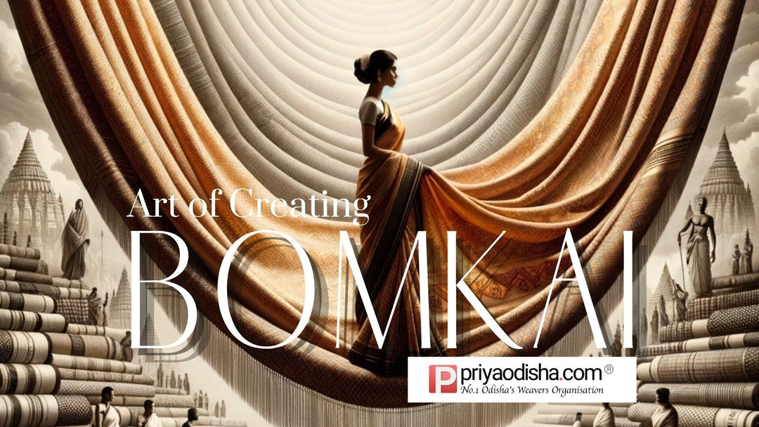 The Intricate Art of Creating a Bomkai Silk Saree