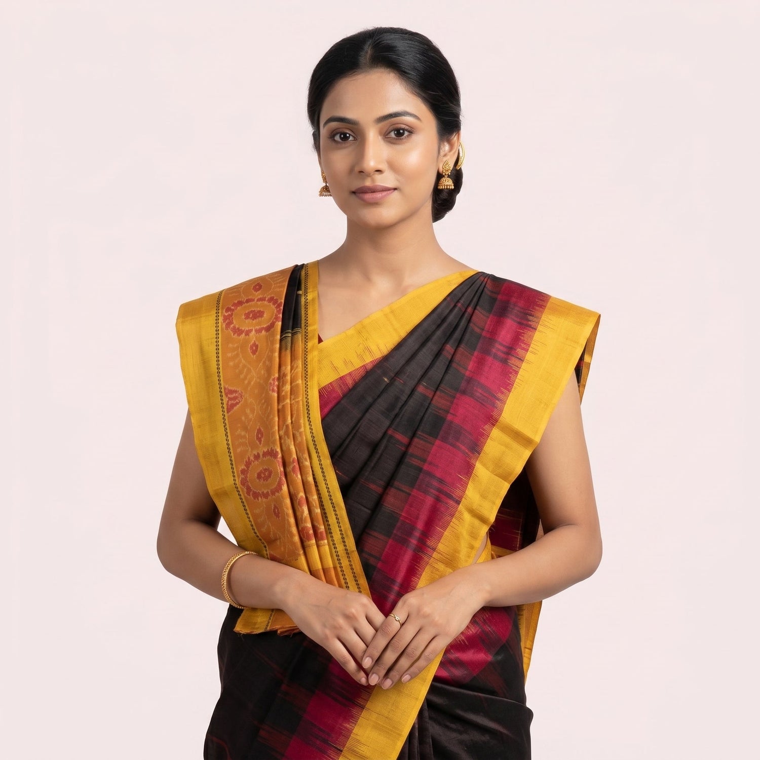 Black Tussar Sarees