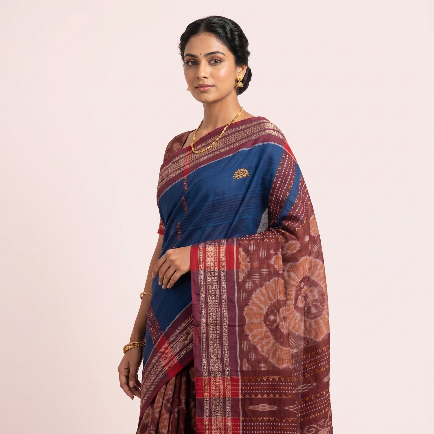 Blue Cotton Sarees
