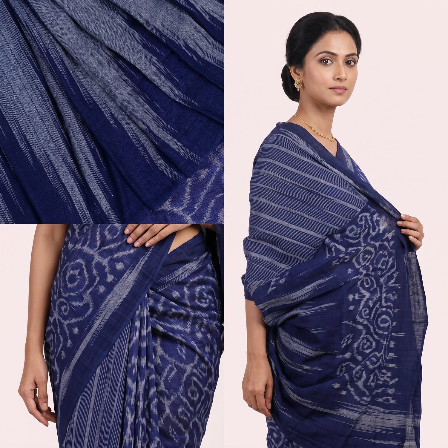 Blue Sarees Under ₹3,000