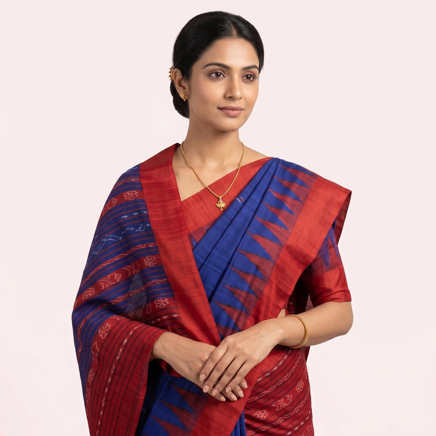 Blue Tussar Sarees