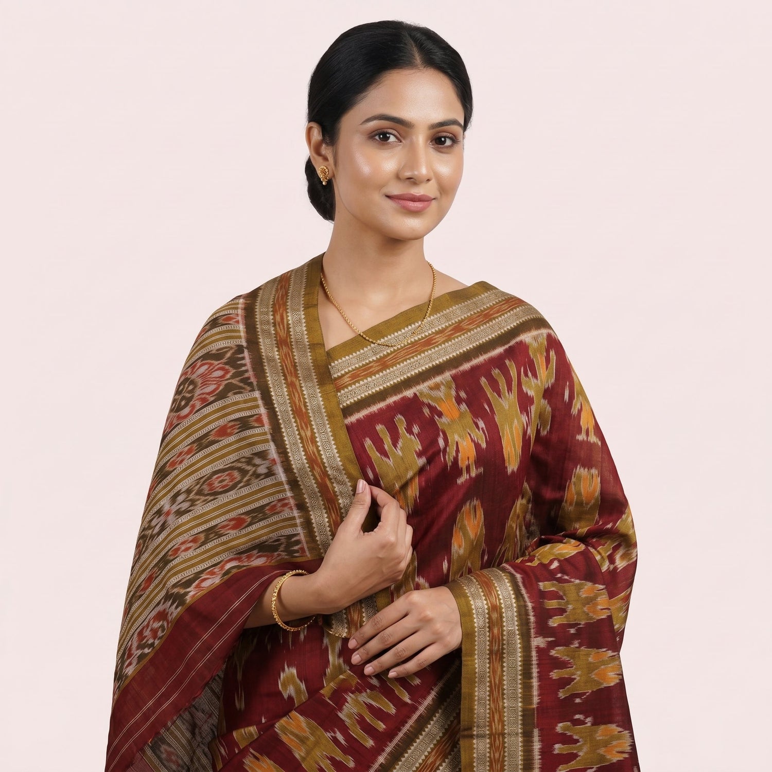 Casual Maroon Sarees