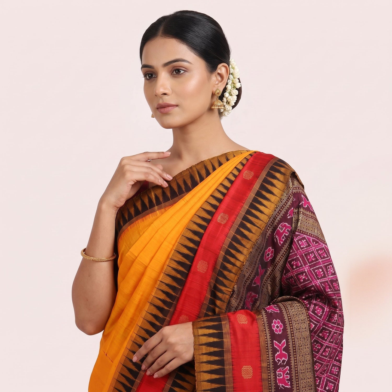 Casual Yellow Sarees