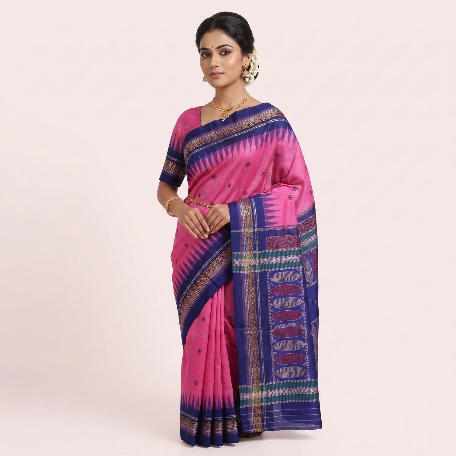 Formal Pink Sarees