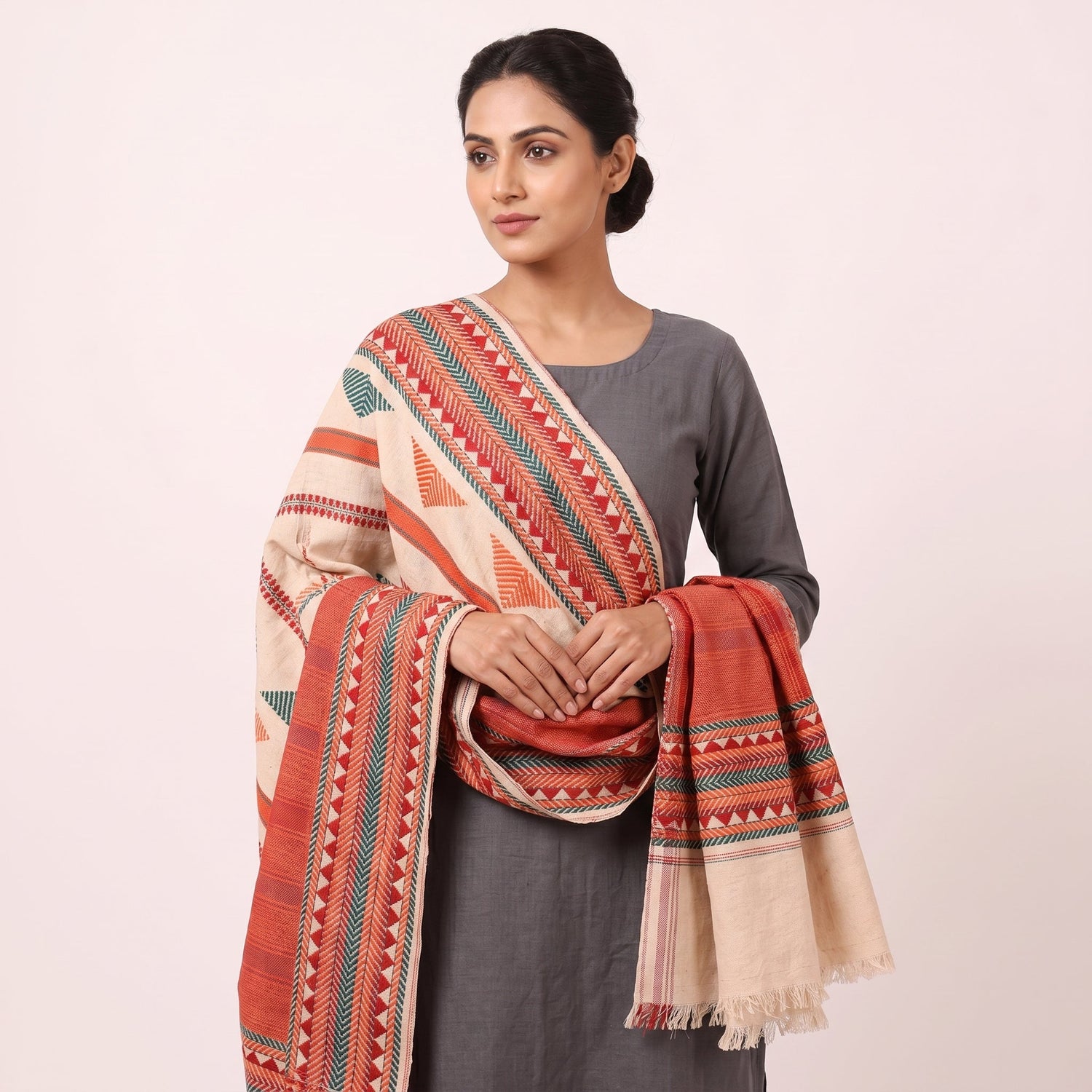 Handloom Ikat Dupatta and Stole