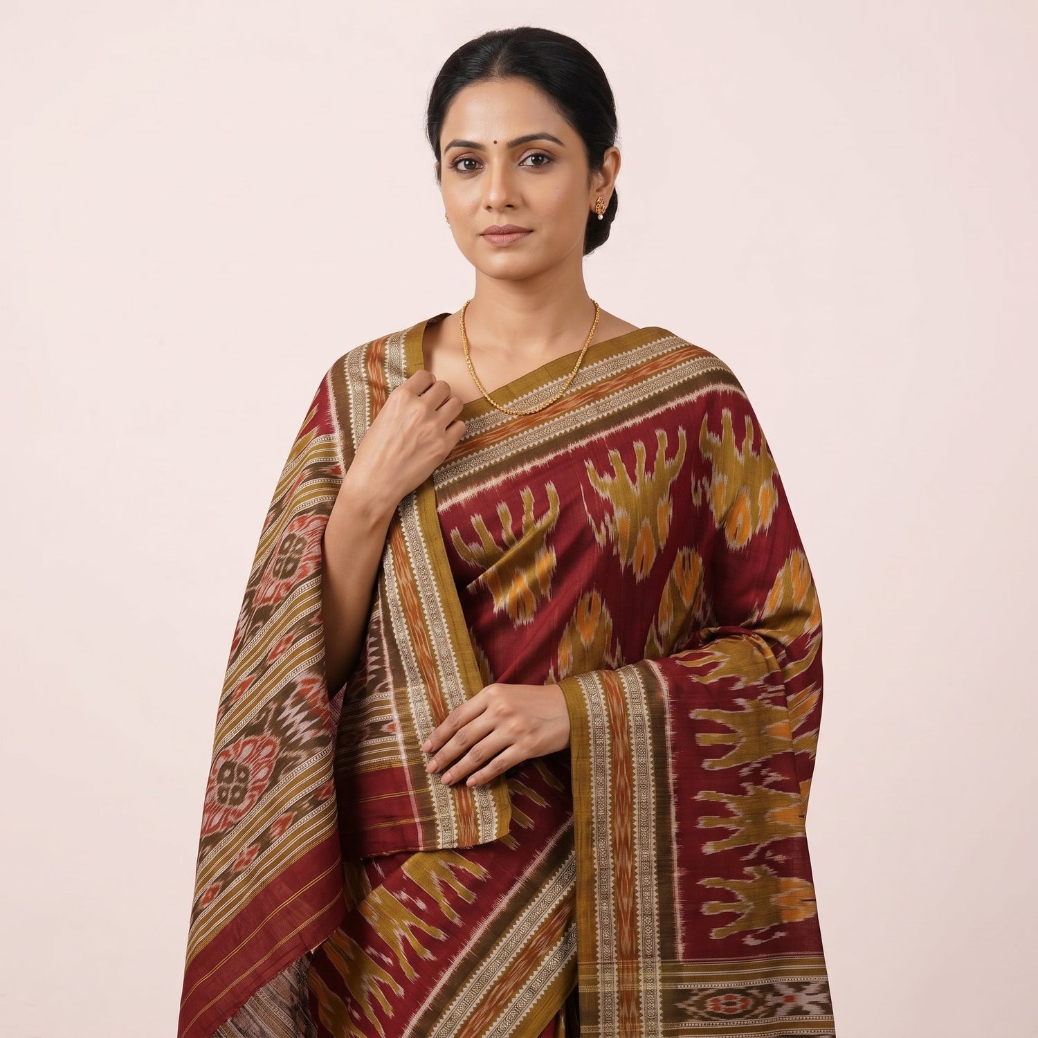 Maroon Sarees