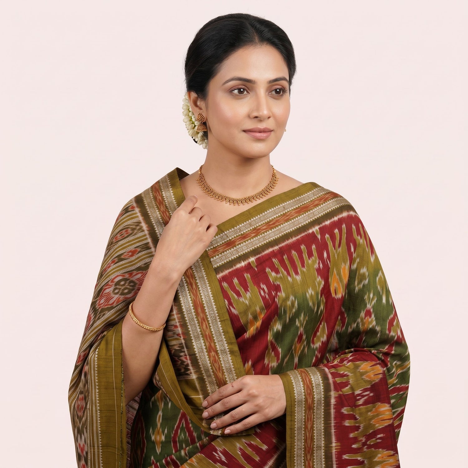 Maroon Silk Sarees