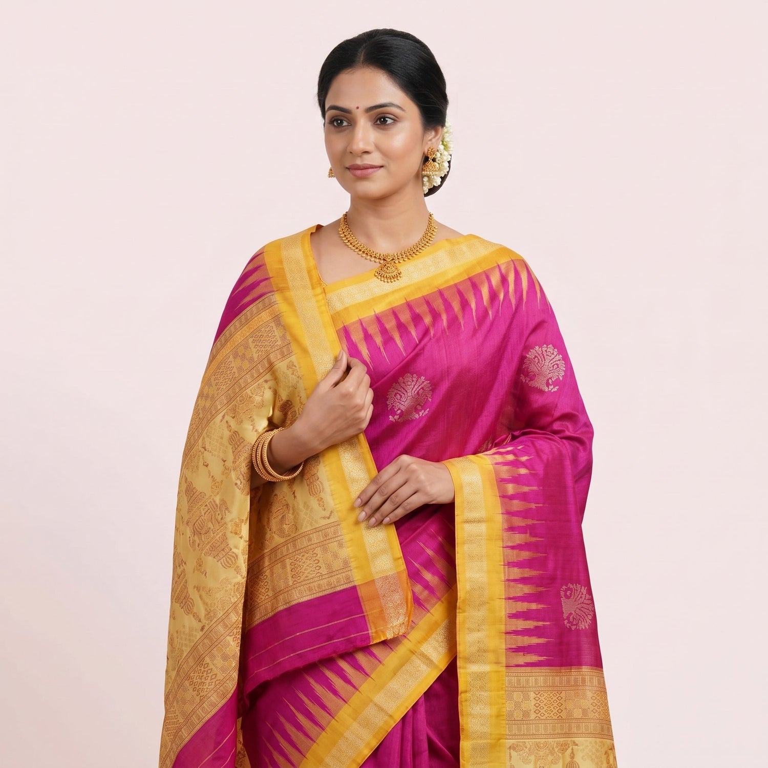 Pink Sarees Above ₹15,000