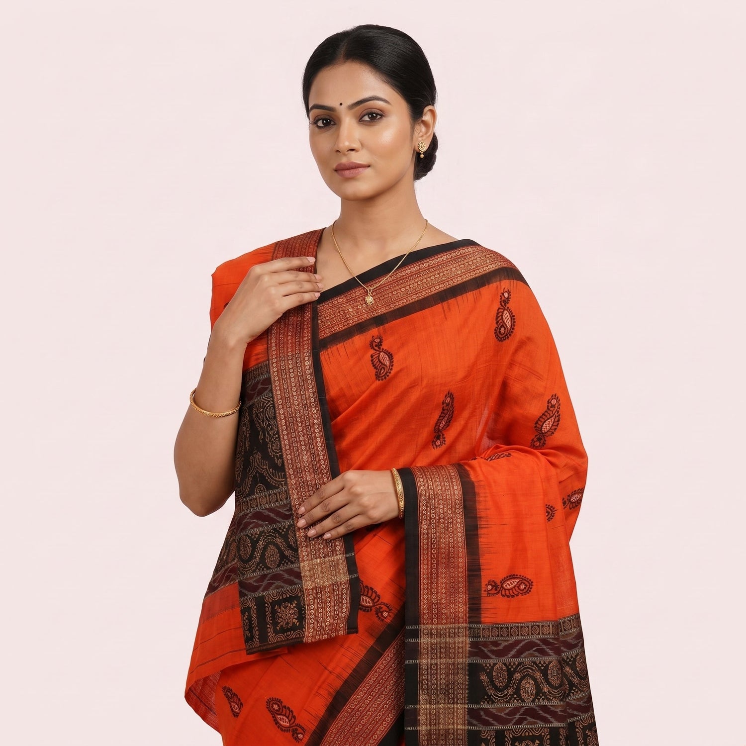 Special Day Orange Sarees