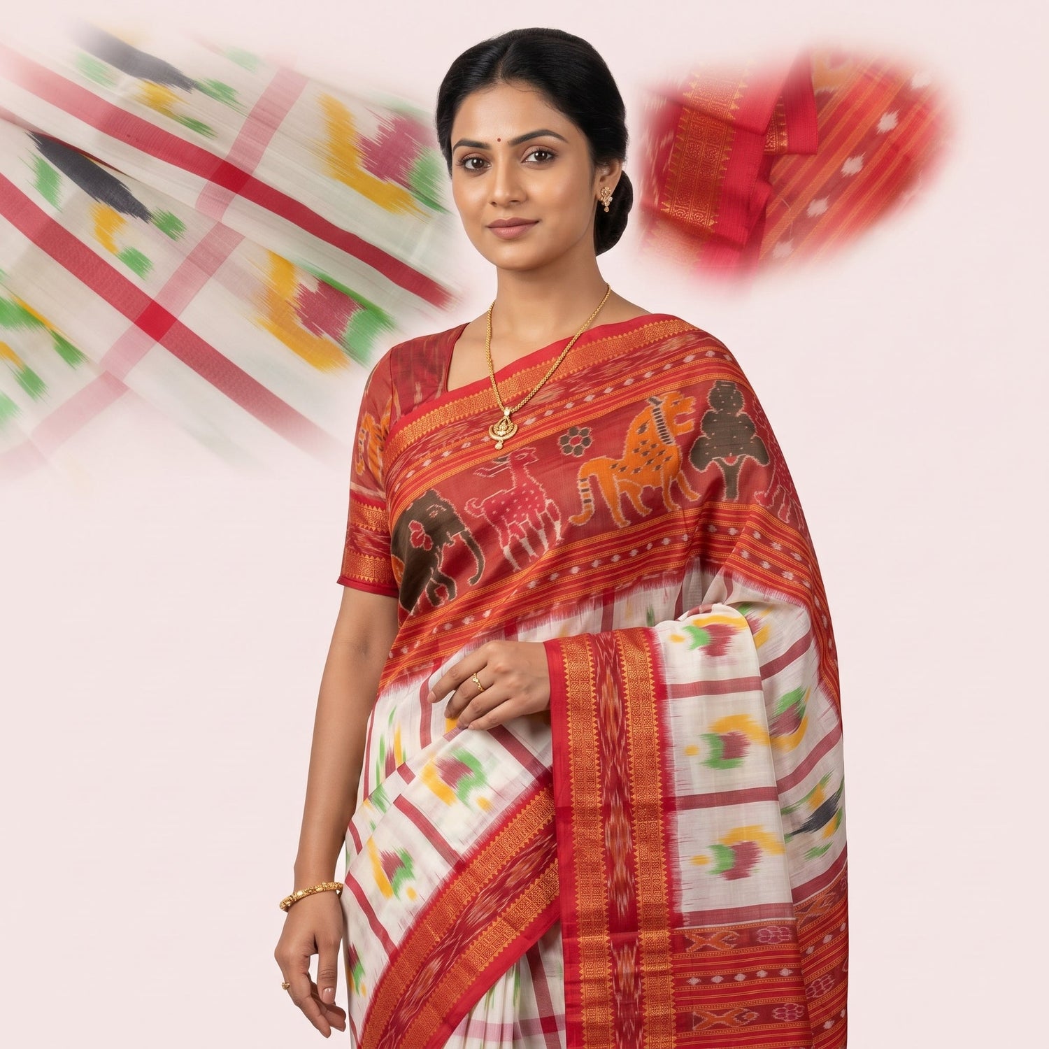 White Silk Sarees