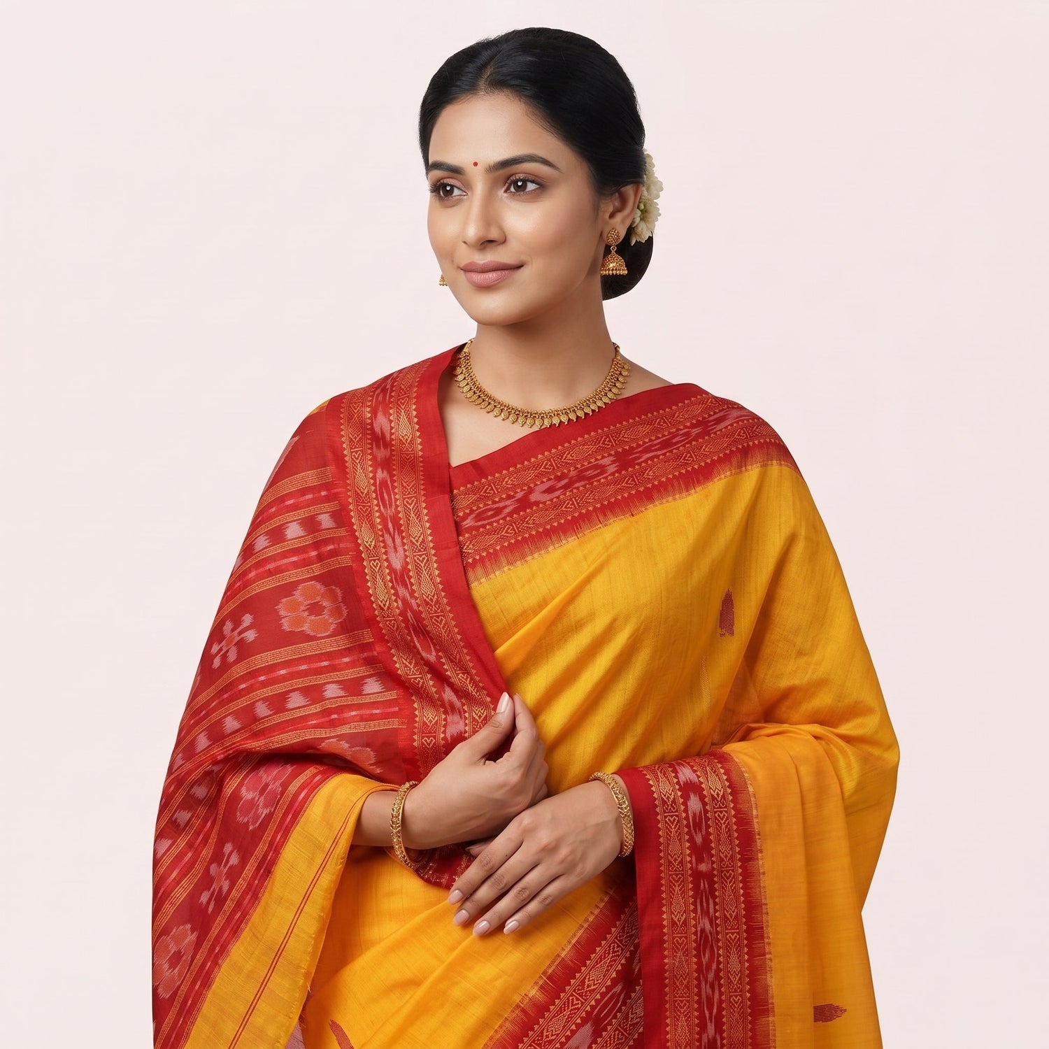 Yellow Silk Sarees