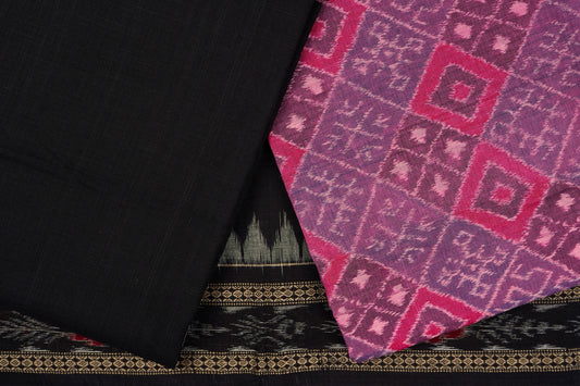 Multi-Color Sambalpuri Cotton 3-piece dress material (unstitched) — view 2 of 4