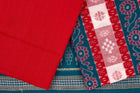 Blue Sambalpuri Cotton 3-piece dress material (unstitched) — view 2 of 4