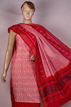 Multi-Color Sambalpuri Cotton 3-piece dress material (unstitched) — view 4 of 4