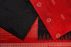 Red Bomkai Silk 3-piece dress material (unstitched) — view 2 of 5