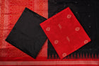 Red Bomkai Silk 3-piece dress material (unstitched) — view 5 of 5