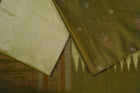 Green Bomkai Silk 3-piece dress material (unstitched) — view 2 of 4