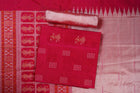 Pink Bomkai Silk 3-piece dress material (unstitched) — view 1 of 4