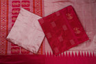 Pink Bomkai Silk 3-piece dress material (unstitched) — view 2 of 4