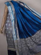Grey Sambalpuri Silk 3-piece dress material (unstitched) — view 4 of 4