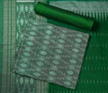 Green Sambalpuri Silk Unstitched Dress Material C39-07-06318