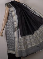 Grey Sambalpuri Silk 3-piece dress material (unstitched) — view 4 of 4