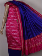 Magenta Sambalpuri Silk 3-piece dress material (unstitched) — view 4 of 4