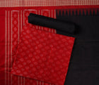 Red Sambalpuri Silk 3-piece dress material (unstitched) — view 1 of 4