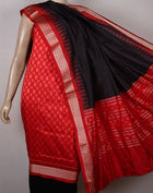 Red Sambalpuri Silk 3-piece dress material (unstitched) — view 4 of 4