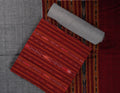 Maroon & Grey Sambalpuri Cotton Unstitched Dress Material C40-01-06289