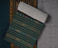 Green & Grey Sambalpuri Cotton Unstitched Dress Material C40-02-06290