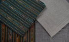 Green Sambalpuri Cotton 3-piece dress material (unstitched) — view 2 of 4