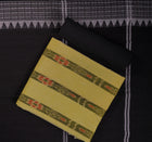 Green Sambalpuri Cotton 3-piece dress material (unstitched) — view 1 of 4