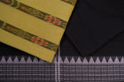 Green Sambalpuri Cotton 3-piece dress material (unstitched) — view 2 of 4